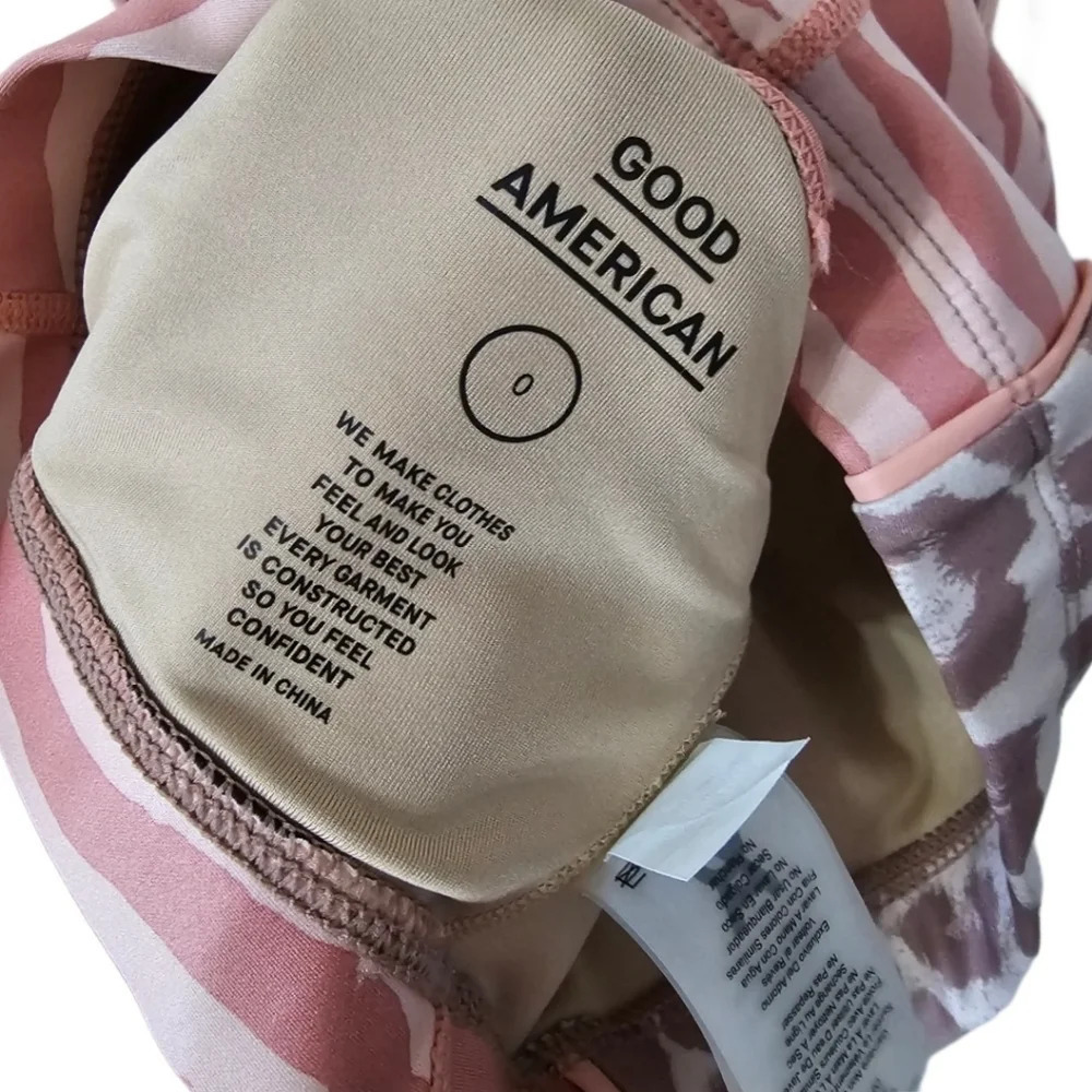 Good American Upper Cut Animal Sports Bra NWT - Picture 8 of 11